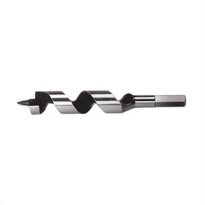 Klein® 53404 Ship Auger Bit, 7/8 in dia, 6 in OAL, 4 in L Machine Ground Flute, 0.4 in Shank