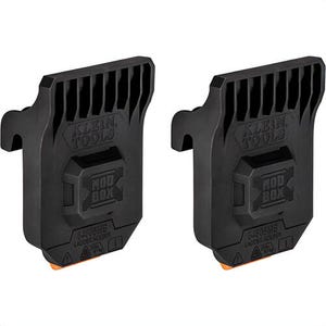 Klein® 54805MB MODbox™ Utility Cart Ladder Holder, for use with MODbox™ Rail System Components, Plastic, Black, 2 pc