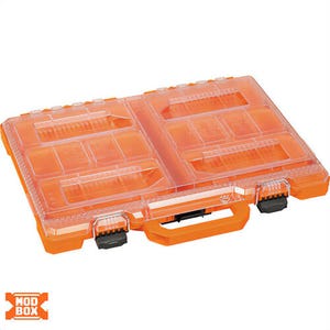 Klein® 54807MB MODbox™ Short Component Box, Full Width, Heavy-Duty Metal Latch