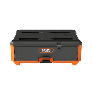 Klein® 54844MB MODbox™ Compact Single Drawer, Full Width, Impact Modified Polypropylene, Orange, Gray