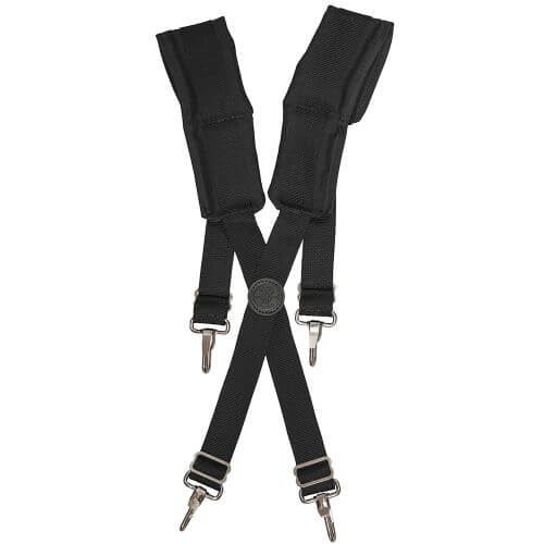 Klein® Tradesman Pro™ 55400 Heavy Duty Suspender, Universal, Cordura® Fabric, Black