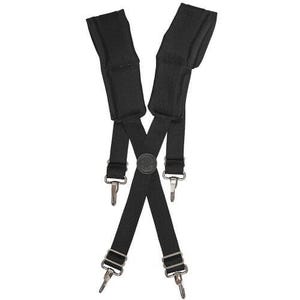 Klein® Tradesman Pro™ 55400 Heavy Duty Suspender, Universal, Cordura® Fabric, Black