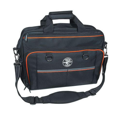 Klein® Tradesman Pro™ 55455M Tool Bag, Polyester, Orange