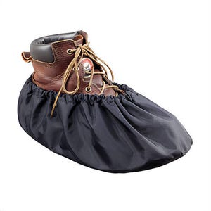 Klein® 55487 Tradesman Pro™ Medium Reusable Shoe Cover, Unisex, ASTM D1894, Fits Men Size 7 to 10 Women Size 8-1/2 to 10-1/2 Shoe