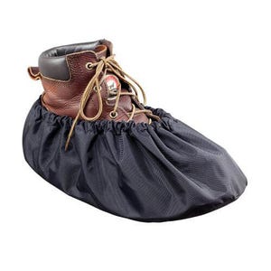 Klein® 55489 Tradesman Pro™ Extra Large Reusable Shoe Cover, Men's, Size 13-1/2 to Size 17 Fits Shoe, Black, Nylon Upper & Midsole