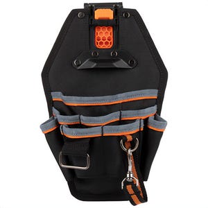 Klein® 55832MB MODbox™ 8 Pocket Tool Pouch, Black, Up to 2.5 in W