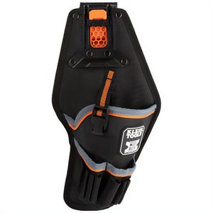 Klein® 55836MB MODbox™ 9 Pocket Drill Pouch, Black, Up to 2.5 in W