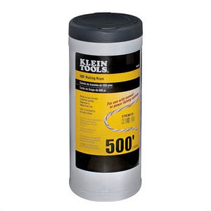 Klein® 56108 Poly Pull Line with Orange Tracer, 210 lb Tensile Strength, 500 ft L, Polypropylene