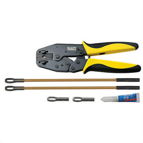 Klein® 56115 Fish Tape Repair Kit, 6 pc, For use with Repair and Restore Fiberglass Fish Tapes, Fiberglass