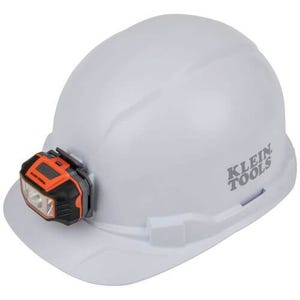 Klein® 60107 Type 1 Cap Style Non-Vented Hard Hat, 6-1/2 Fits Mini Hat, 8 Fits Max Hat, ANSI Electrical Class: E, ANSI Impact Rating: ANSI Z89.1-2014