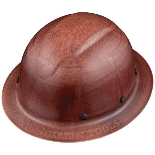Klein® 60452 Hard Hat, Konstruct Series, Full-Brim, Class G