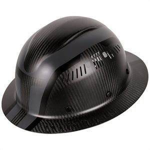 Klein® 60513 Carbon Fiber Full Brim Hard Hat, Spartan