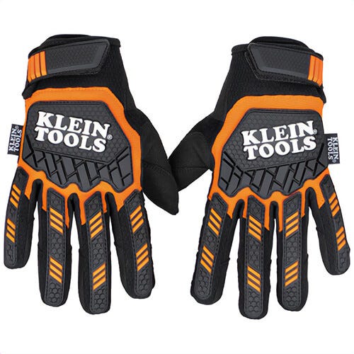 Klein® 60601 Heavy Duty Gloves, Soft Suede Palm, 1 in thick, X-Large