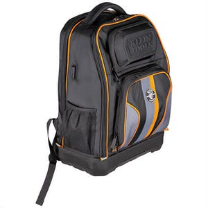 Klein® 62805BPTECH Tradesman Pro™ XL Tech Tool Bag Backpack, Single Handle, 28 Pockets
