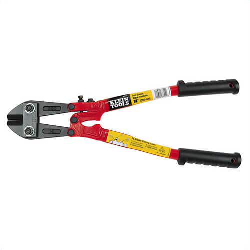 Klein® 63314 Bolt Cutter, Cutting Capacity: 5/16 in Soft/Medium Material, Forged Alloy Steel Cutting Edge, Center Cut Style, Forged Alloy Steel Jaw