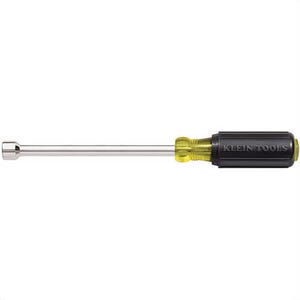 Klein® 646-5/16 Cushion-Grip™ Nut Driver, Steel, Yellow, 5/16 in, 6 in Hollow Shaft