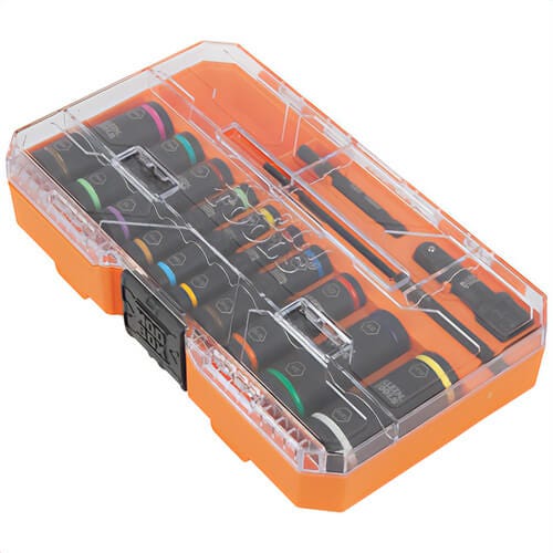 ぽっそさん専用 Klein Tools 65239 KNECT Flip-20 Deep Impact Socket Set, 20