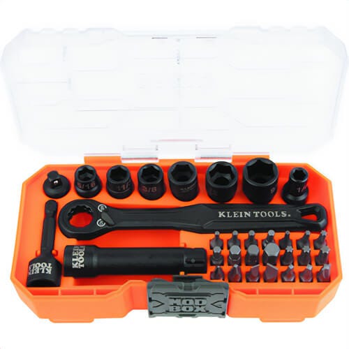 Klein® 65300 Drive Pass Through Socket Set, 32 pc