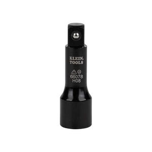 Klein® 66078 Flip Impact Socket Adapter, 4140 Steel, Large, 3.125 L x 0.625 H x 0.625 W in