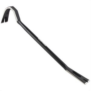 Klein® 66095 Wrecking Bar, Pry/Claw, Matte Finish, Carbon Steel, Black, 0.86 in Body dia, 1.9 in Tip, 24 in
