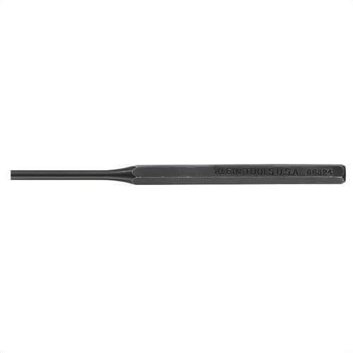 Klein® 66324 Pin Punch, 3/16 in Tip, High Carbon Steel Tip, Yes Corrosion-Resistant, 5-1/2 in OAL