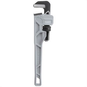 Klein® 68224 Adjustable Cast Aluminum Pipe Wrench, Gray, 2 in Jaw, 14 in
