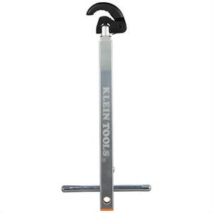 Klein® 68232 Adjustable Telescoping Basin Wrench, Zinc Plated, Steel, Silver, 10.4 in to 17 in Handle Length, 1-1/4 in