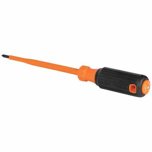 Klein® 6856INS Insulated Screwdriver, #1 Phillips Tip, 6 in Round Shank