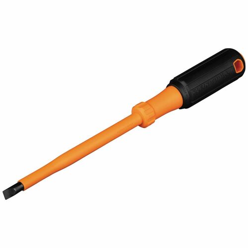 Klein® 6866INS Insulated Screwdriver, 5/16 in Cabinet Tip, 6 in Shank