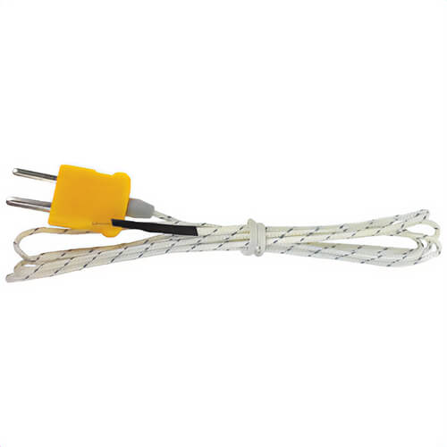 Klein® 69435 Thermocouple, Replacement, Type K Thermocouple, 32 to 482°F, PVC, Yellow