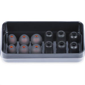 Klein® 69474 Replacement Reusable Earbud Tips for AESEB2, Memory-Foam, Silicone, Black