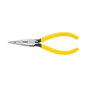 Klein® 71980 Long Nose Plier, Type L1, Knurled/Serrated Jaw, 1-7/8 in Jaw Length, 11/16 in Jaw Width, 2 in Jaw Opening