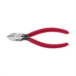 Klein® 72192 Diagonal Cutting Plier, Type D-6, Serrated Jaw, 13/16 in L x 3/4 in W x 7/16 in Thick Jaw, Steel Jaw, 6-1/8 in OAL