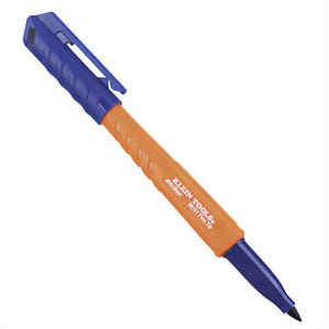 Klein® 86151 Skribes™ Fine Tip Permanent Marker, Polypropylene, Blue, 1 pk
