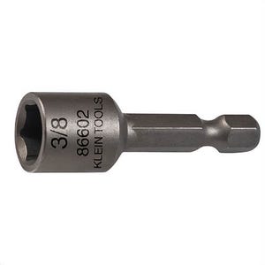Klein® 86602 Magnetic Hex Driver Bit with Quick Release Groove, 3/8 in Tip, 1-3/4 in OAL