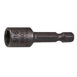 Klein® 86601 Magnetic Driver Bit, Hex, Imperial System of Measurement, 5/16 in Tip, 1-3/4 in OAL
