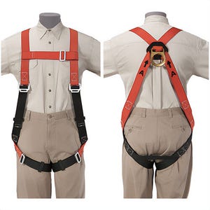 Klein® Klein-Lite® 87140 Lightweight Unisex Fall Arrest Harness, Universal, Polyester Strap