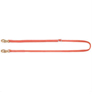 Klein® 87433 Webbing Lanyard, Adjustable Length, 6-1/2 to 10 ft Length, Nylon Line, Steel Hardware, Orange, 1 in Strap Width