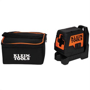 Klein® 93MCLS Red Mini Cross-Line Laser Level with Soft Case