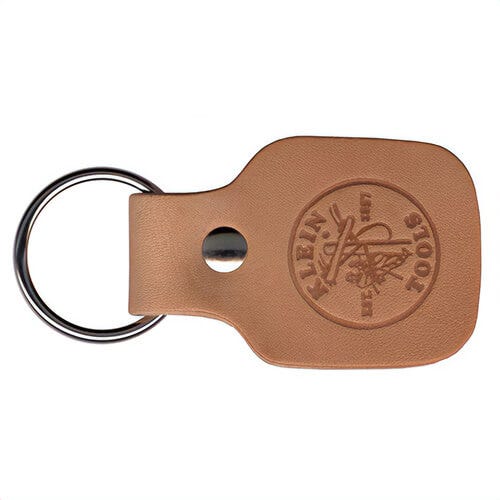 Klein® 98022 Key Chain, Leather, Compact Design, Split-Ring Keychain 
