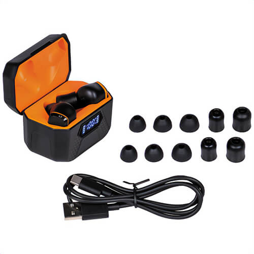 Klein® AESEB2 Elite Bluetooth® Jobsite Earbuds with Charging Case