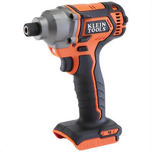 Klein® BAT20CD BAT Impact Driver, 1/4 in Drive Impact/Power Drive, 210 ft-lb Torque Rating, 20 V, 8.7 in OAL