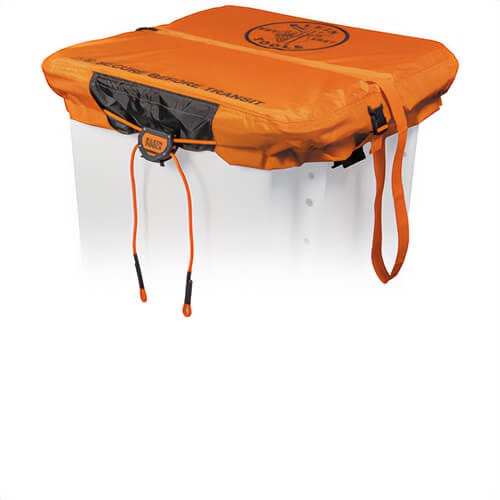 Klein® BC524C Bucket Cover, for use with 1-Man Utility Buckets, Orange