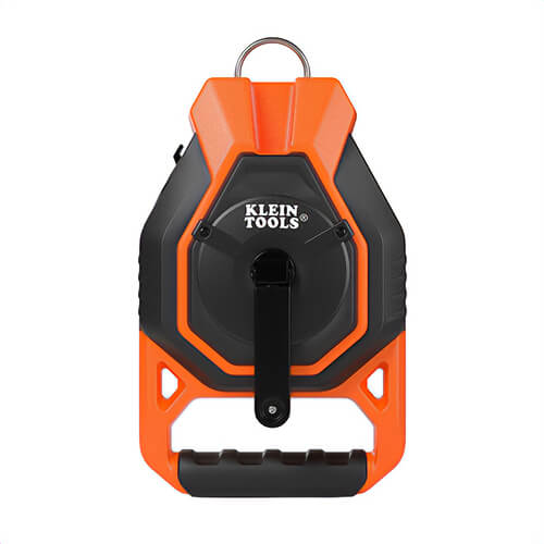 Klein® CHLK150 High-Capacity Chalk Reel, Rubber Stopper, High Impact ABS Case with Rubber Grips, 2 oz Fill, 150 ft