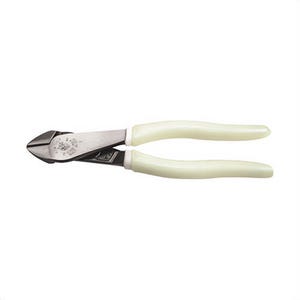 Klein® D200028GLW Diagonal Cutting Plier, High Leverage Hi-Viz, Series: 2000™, 13/16 in L x 1-3/16 in W x 7/16 in Thick Jaw