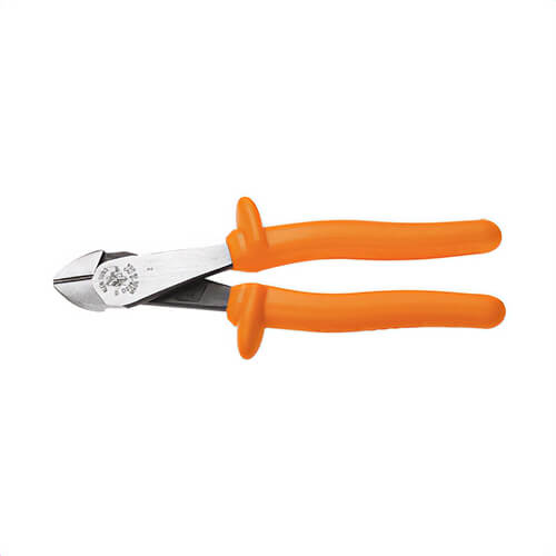 Klein® D228-8-INS Diagonal Cutting Pliers, Insulated, High Leverage, 8 in