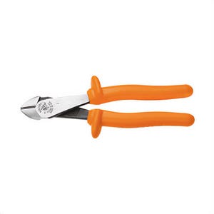 Klein® D228-8-INS Diagonal Cutting Pliers, Insulated, High Leverage, 8 in