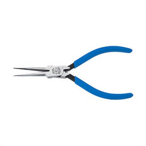 Klein® D335-51/2C Electronic Extra Slim Needle Long Nose Plier, Knurled/Smooth Steel Jaw, 1.688 in L x 0.469 in W Jaw, 5-5/8 in OAL, 1/16 in W Tip