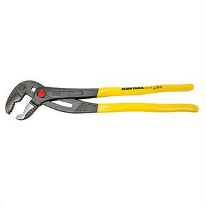 Klein® D504-10B Quick-Adjust Klaw™ Pump Pliers, Yellow Handle, 10 in