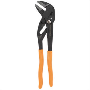 Klein® D53110 Compact Plier Wrench, Forged Steel, Orange, 2 in Jaw, 0.375 in Jaw Width, 1 in Jaw Length, 10 in